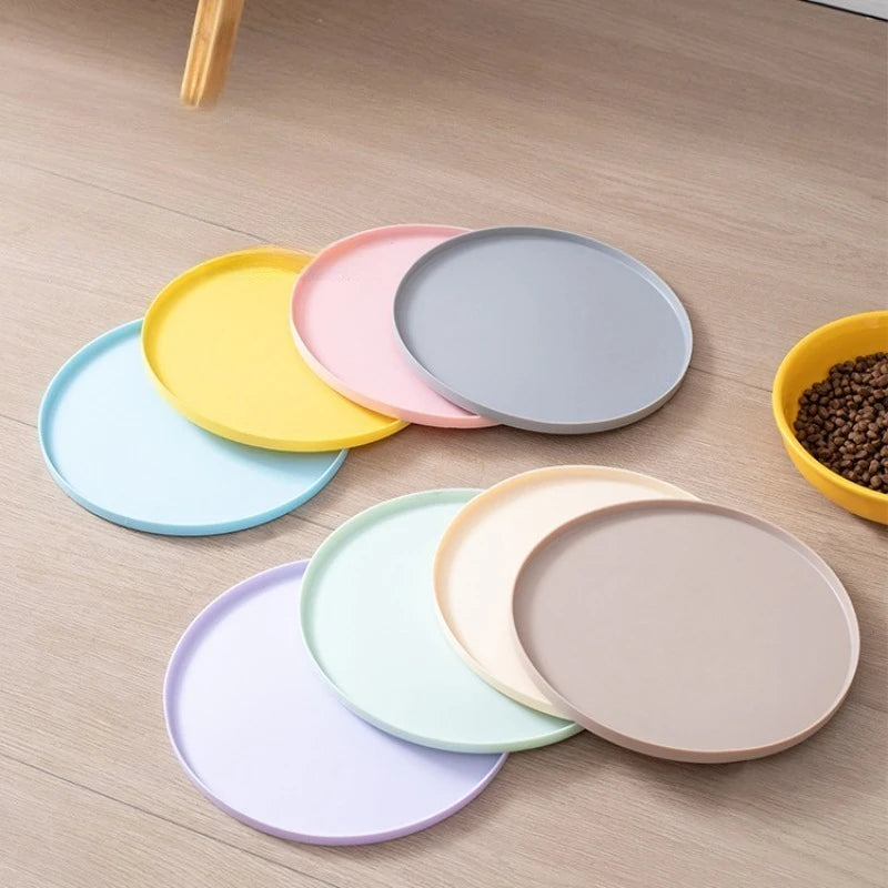 Non-Slip Cat Feeding Placemat – Waterproof Pet Food & Water Bowl Mat