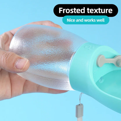 Portable Dog Water Bottle 300ML – Leakproof Travel Drinking Bottle for Dogs and Cats