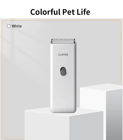 Rechargeable Waterproof Dog Hair Trimmer – USB Pet Grooming Clipper with Ceramic Blade