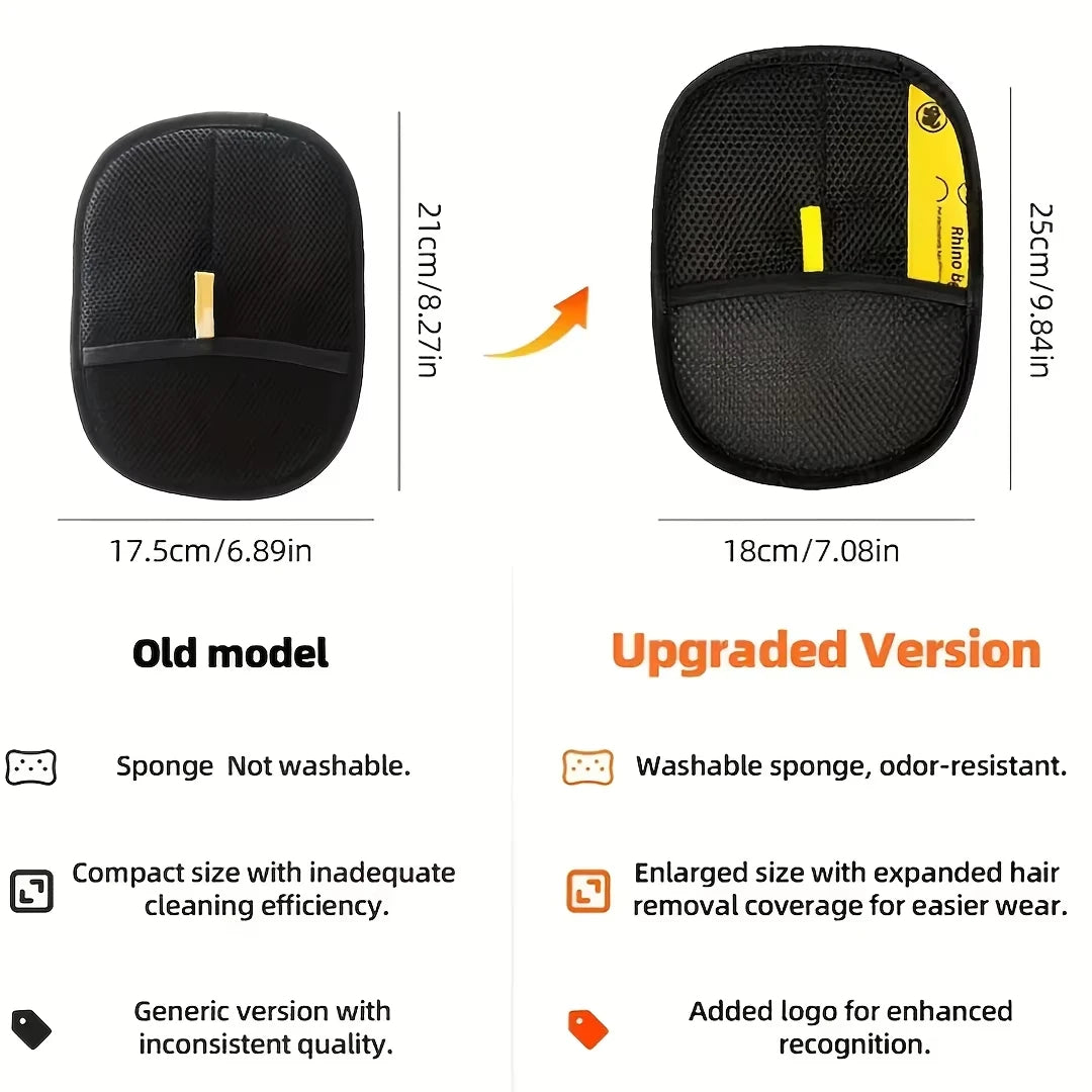 Double-Sided Electrostatic Pet Grooming Gloves – Hair Removal & Deshedding Tool