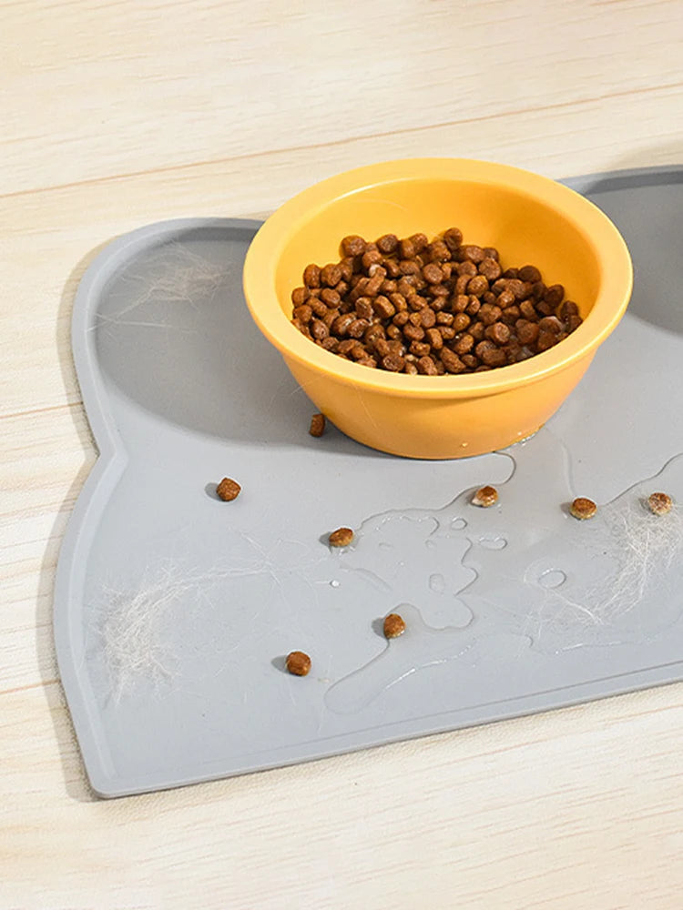 Waterproof Pet Feeding Mat – Non-Slip Dog & Cat Food Bowl Spill Mat