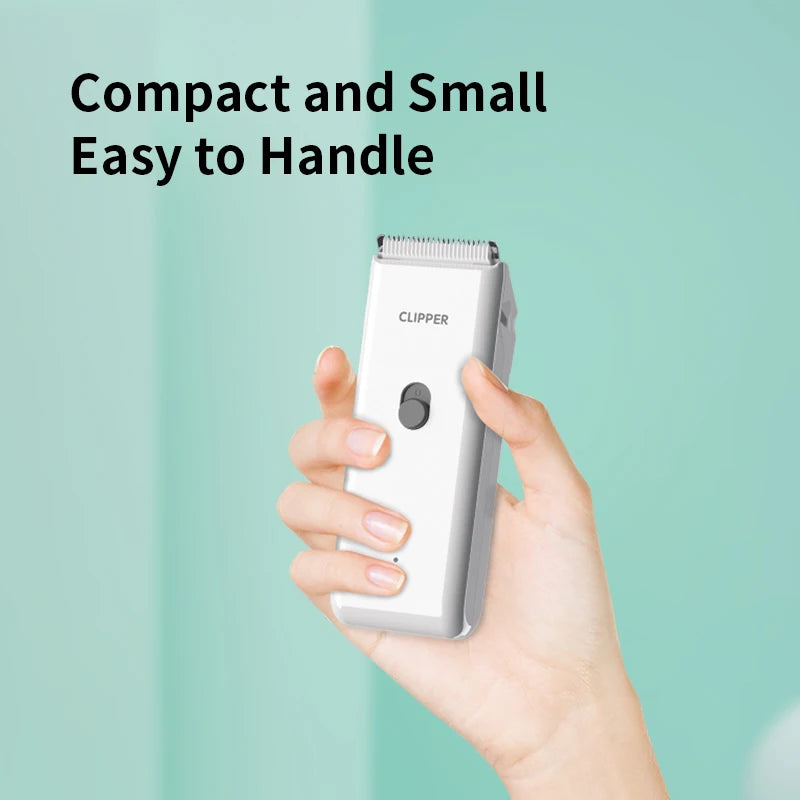 Rechargeable Waterproof Dog Hair Trimmer – USB Pet Grooming Clipper with Ceramic Blade