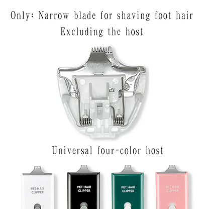 Rechargeable Waterproof Dog Hair Trimmer – USB Pet Grooming Clipper with Ceramic Blade