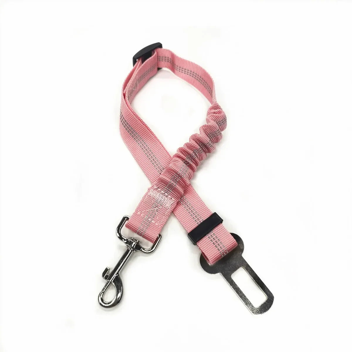 Adjustable Dog & Cat Car Seat Belt – Pet Safety Harness Clip for Travel