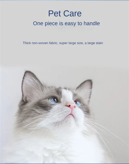 Pet Cleaning Wipes 80 Count – No-Rinse Deodorizing Grooming Wipes for Dogs and Cats