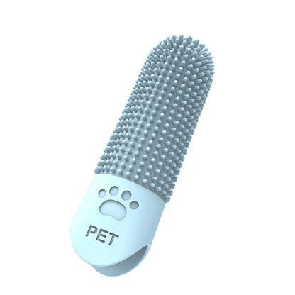 Silicone Pet Finger Toothbrush – Soft Dental Cleaning Brush for Dogs and Cats