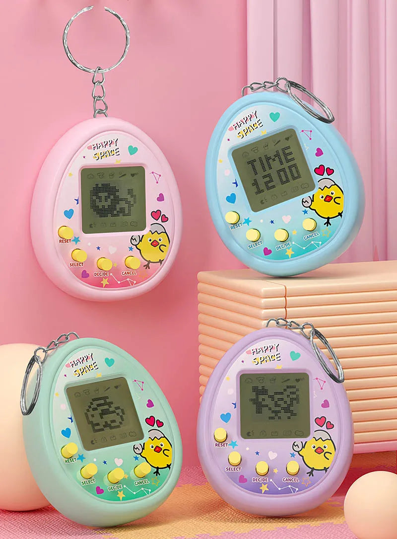 Tamagotchi Virtual Electronic Pet Game – Portable Keychain Digital Pet Toy with 168 Pets