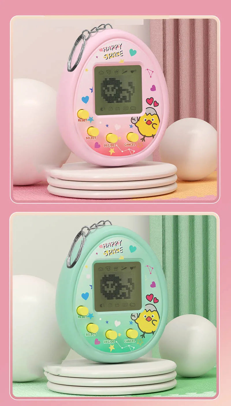 Tamagotchi Virtual Electronic Pet Game – Portable Keychain Digital Pet Toy with 168 Pets