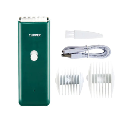 Rechargeable Waterproof Dog Hair Trimmer – USB Pet Grooming Clipper with Ceramic Blade