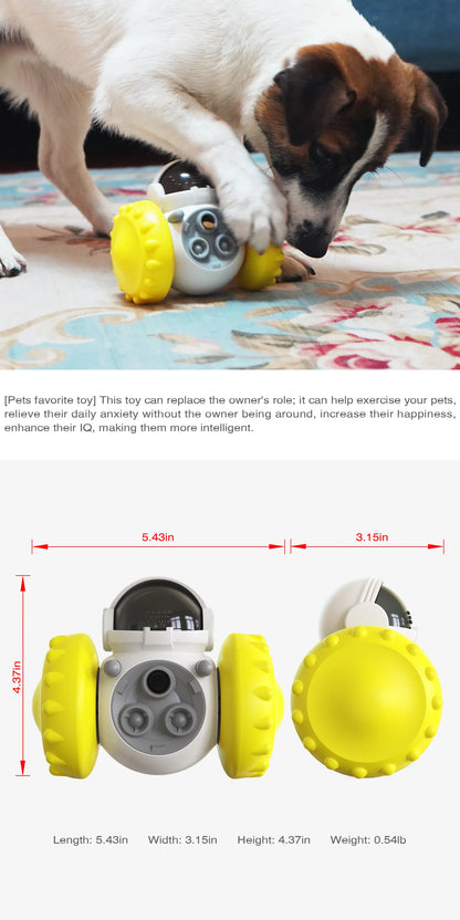 Gravity Balance Car Slow Feeder – Interactive Treat Puzzle Toy for Dogs & Cats