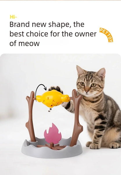 360° Rotating Treat Dispensing Pet Toy – Interactive Slow Feeder for Dogs & Cats