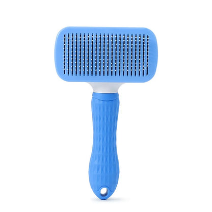 Stainless Steel Pet Hair Brush – Grooming Comb for Long Hair Dogs & Cats