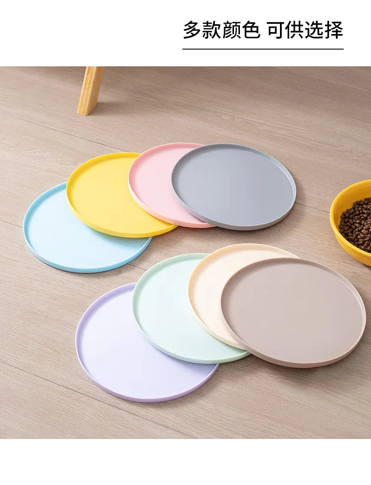 Non-Slip Cat Feeding Placemat – Waterproof Pet Food & Water Bowl Mat