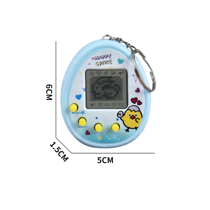 Tamagotchi Virtual Electronic Pet Game – Portable Keychain Digital Pet Toy with 168 Pets