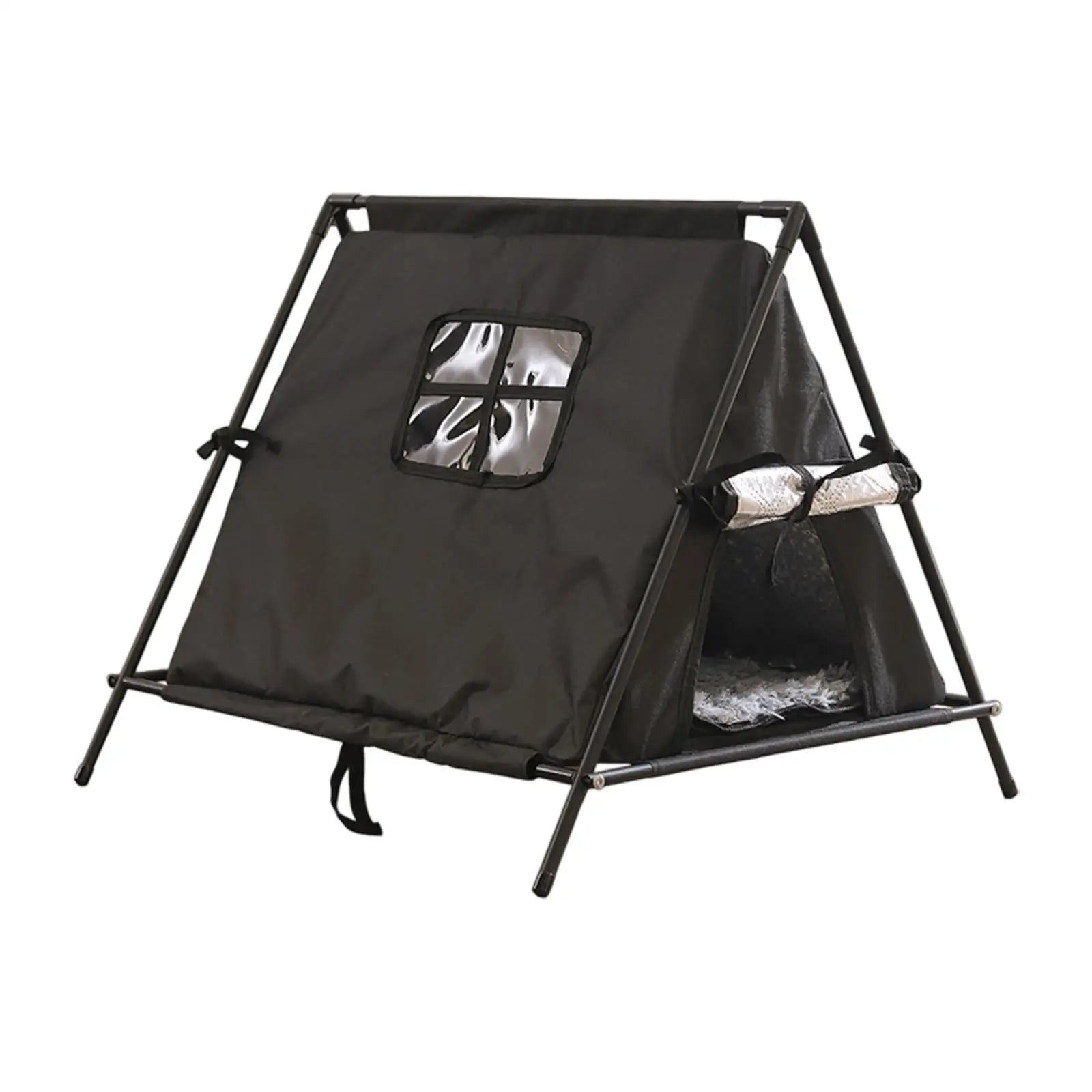 Enclosed Cat Tent Bed – Cozy Hideaway Kitten Cave for Indoor & Outdoor