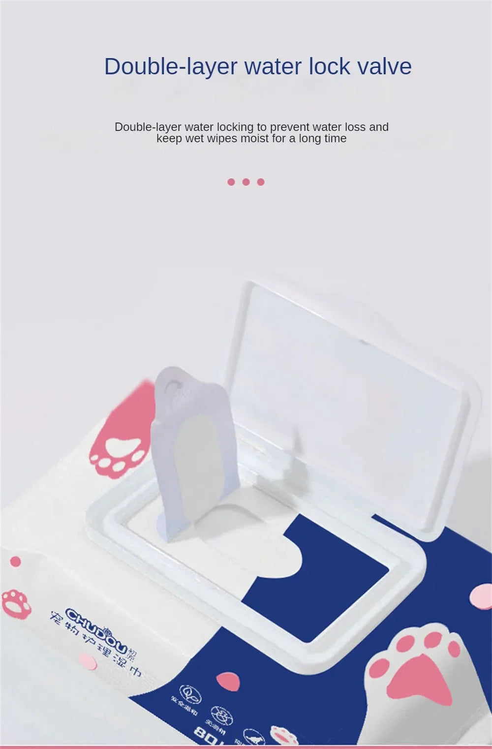 Pet Cleaning Wipes 80 Count – No-Rinse Deodorizing Grooming Wipes for Dogs and Cats