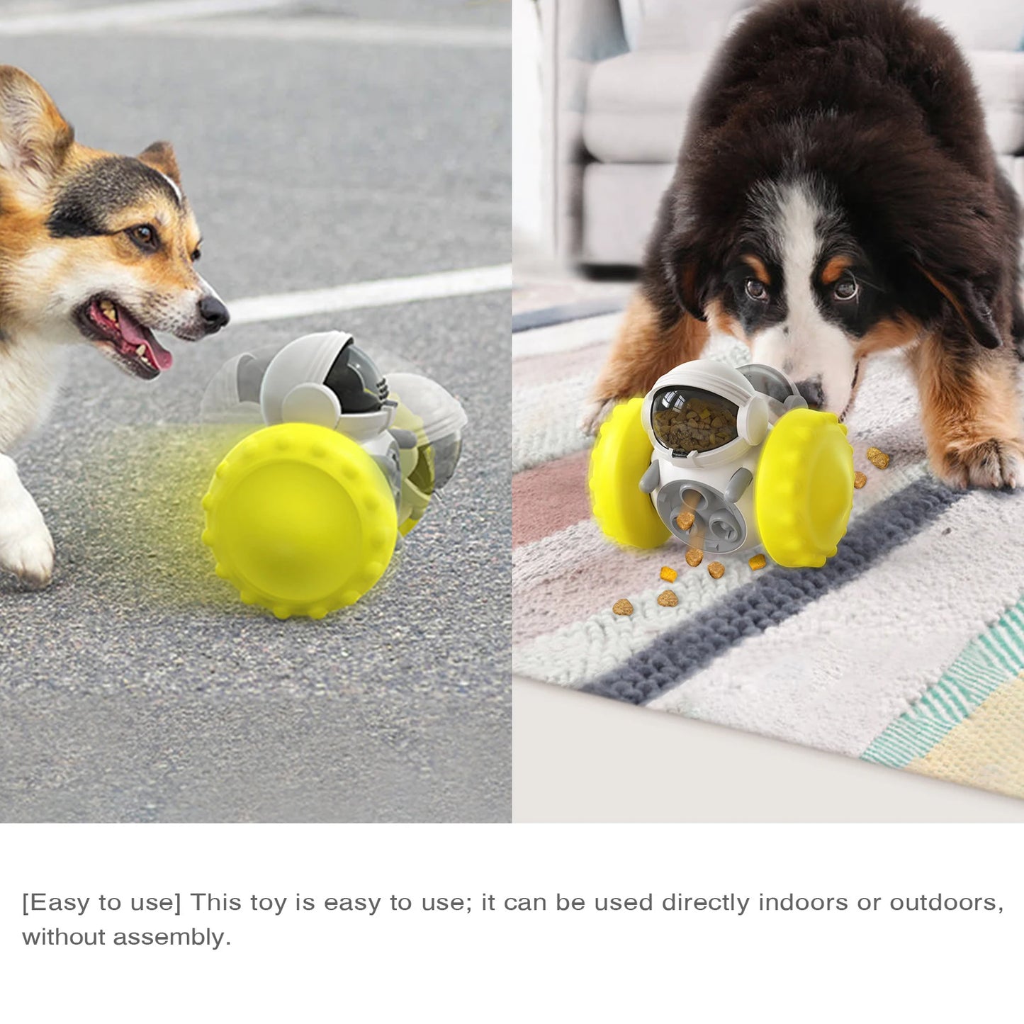 Gravity Balance Car Slow Feeder – Interactive Treat Puzzle Toy for Dogs & Cats