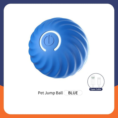 USB Rechargeable Smart Pet Toy Ball – Automatic Moving Interactive Dog & Cat Toy