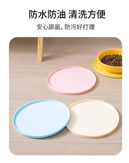 Non-Slip Cat Feeding Placemat – Waterproof Pet Food & Water Bowl Mat