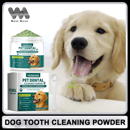 Dog Teeth Cleaning Powder 100g – Tartar & Plaque Removal Dental Care for Fresh Breath