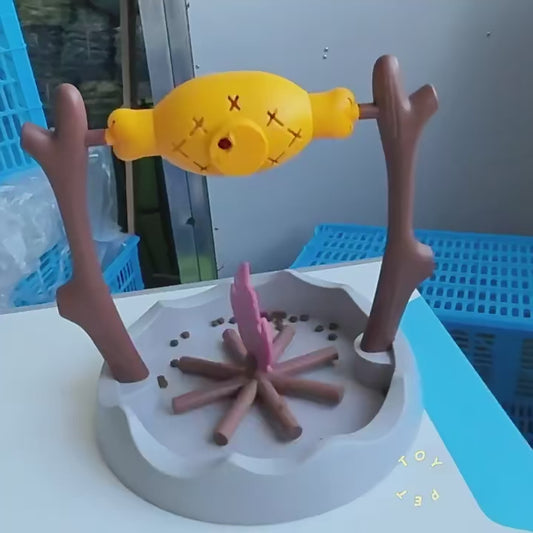 360° Rotating Treat Dispensing Pet Toy – Interactive Slow Feeder for Dogs & Cats