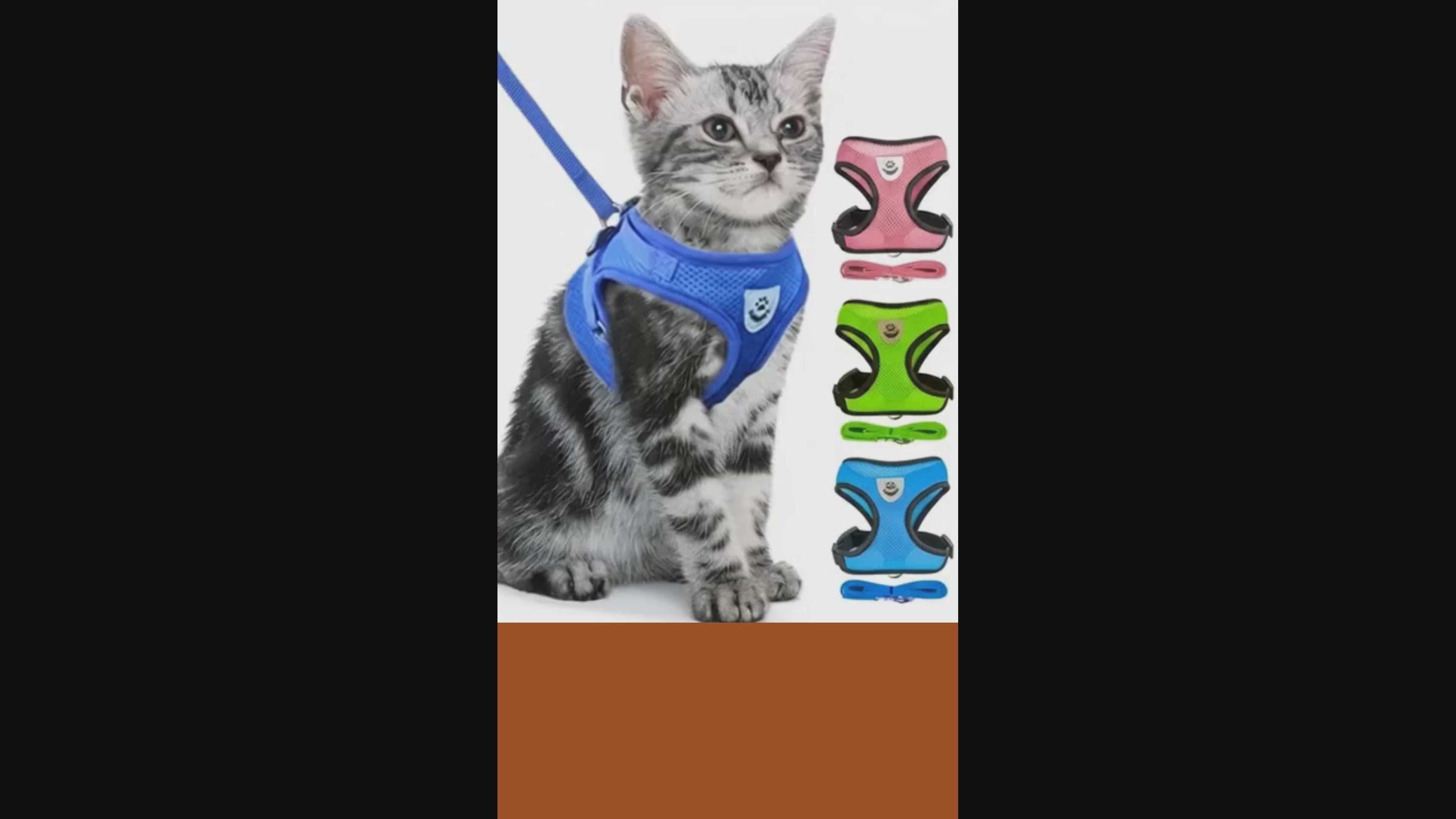 No Pull Dog & Cat Harness with Leash – Adjustable & Breathable